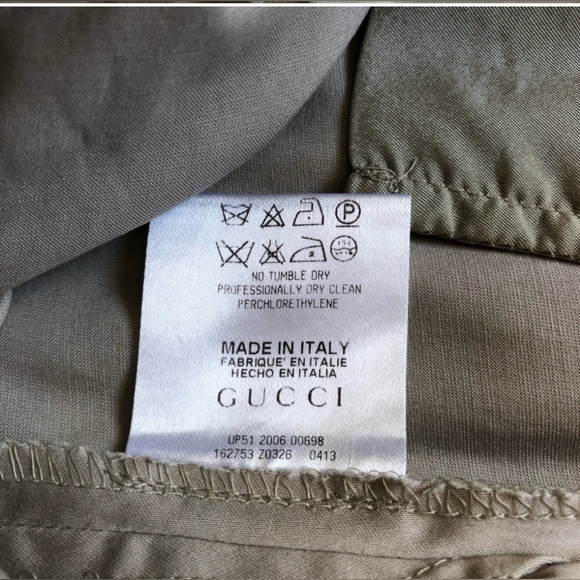 Gucci Dress Pants with back logo size 40 - Picture 9 of 15